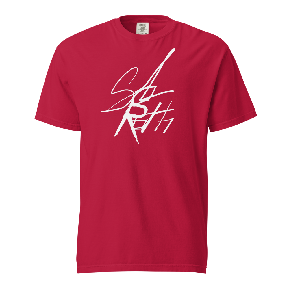 ROTH // Handstyle Script Crimson Graphic Tee
