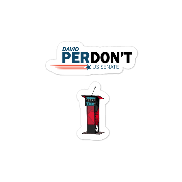 David PerDon't No-Show Sticker