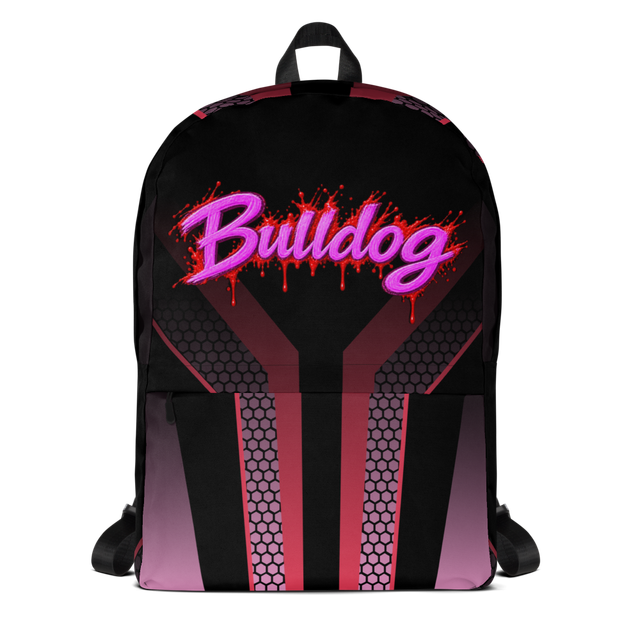 Plecak z ładną grafiką-BULLDOG💜