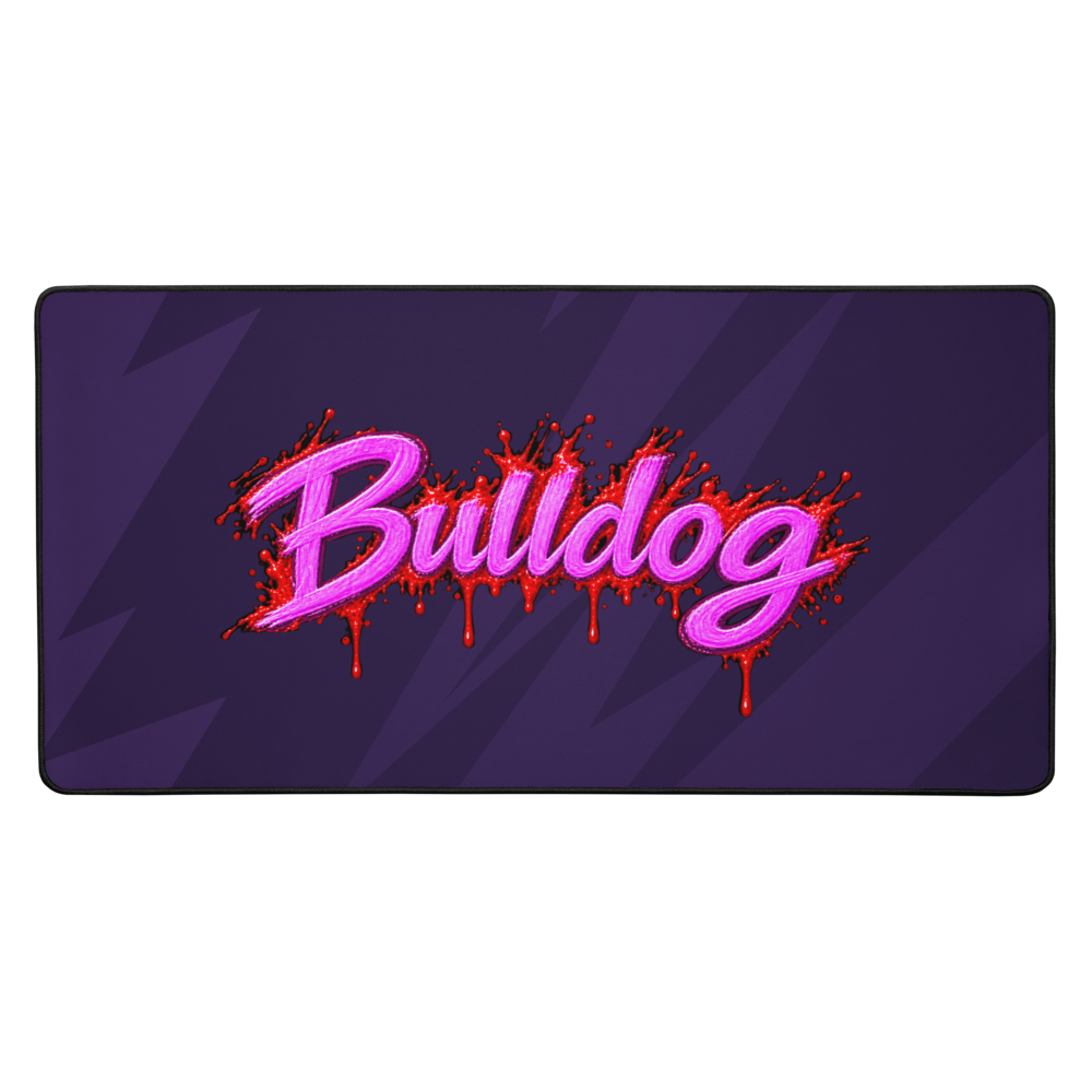 Mata biurkowa z ładną grafiką-BULLDOG💜