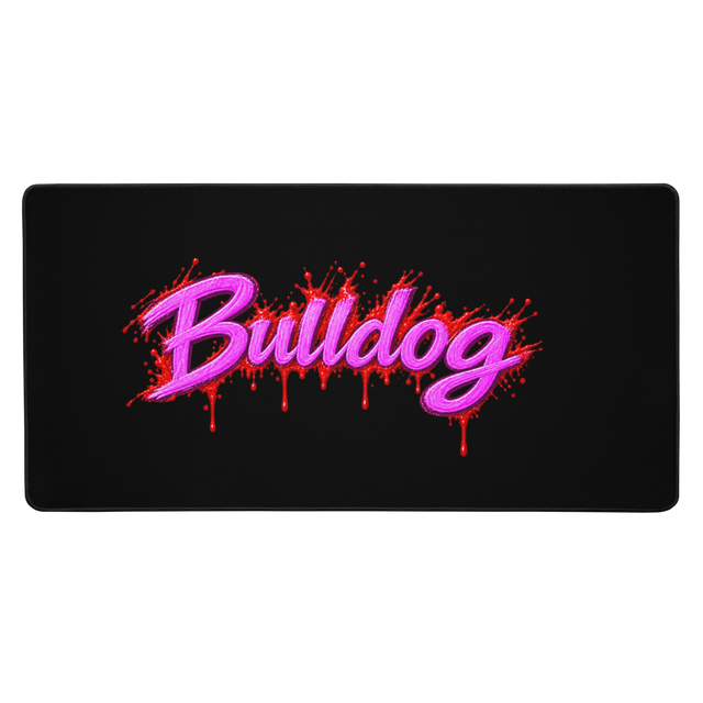 Mata biurkowa czarna-BULLDOG💜