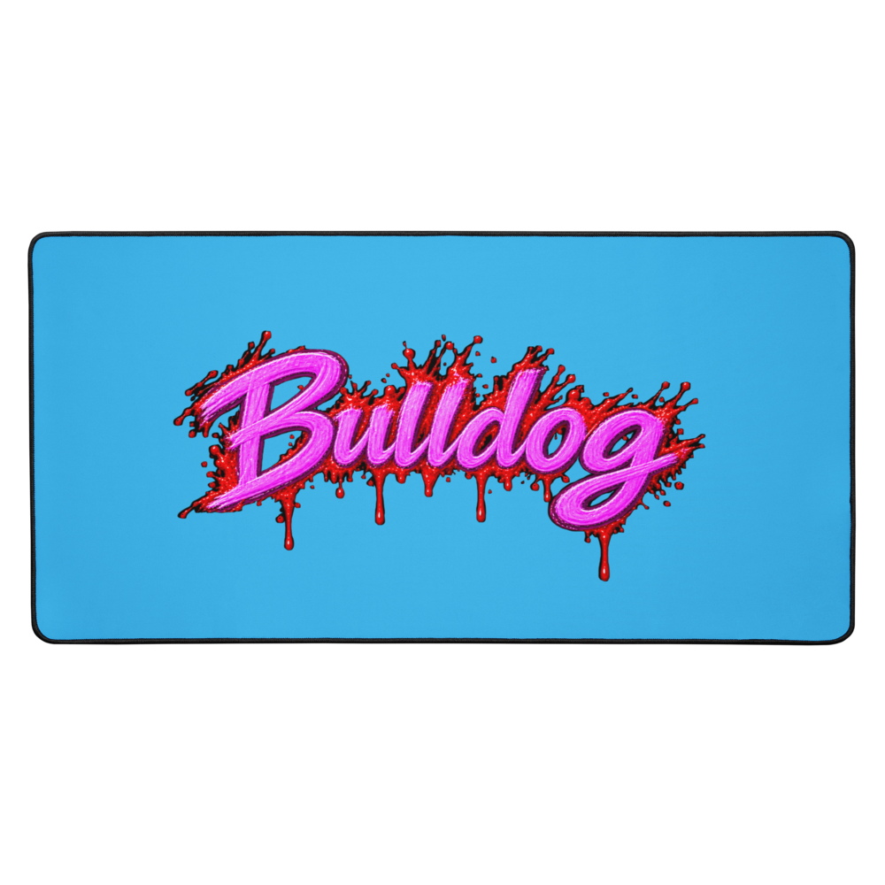 Mata biurkowa niebieska-BULLDOG💜