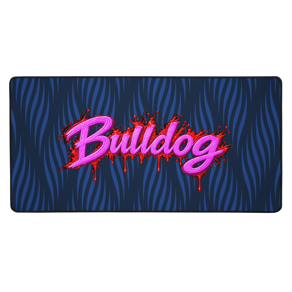 Mata biurkowa z ładną grafiką-BULLDOG💜