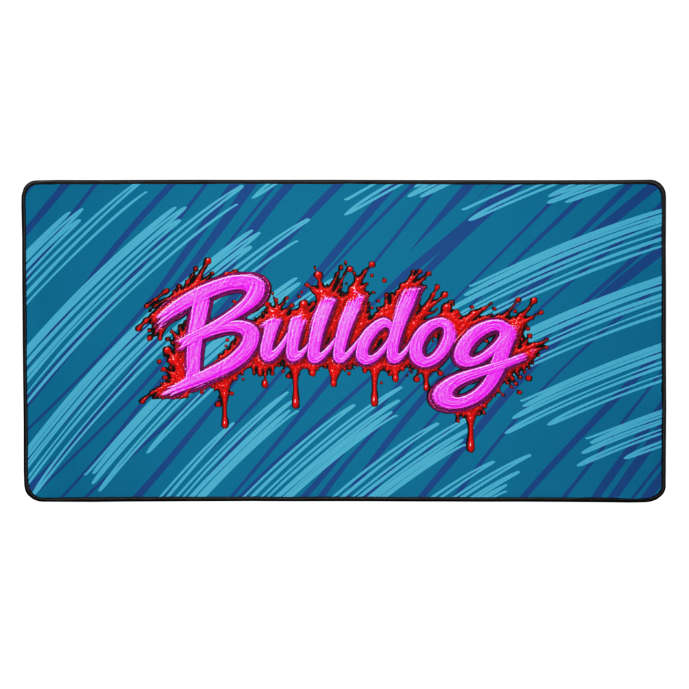Mata biurkowa z ładną grafiką-BULLDOG💜