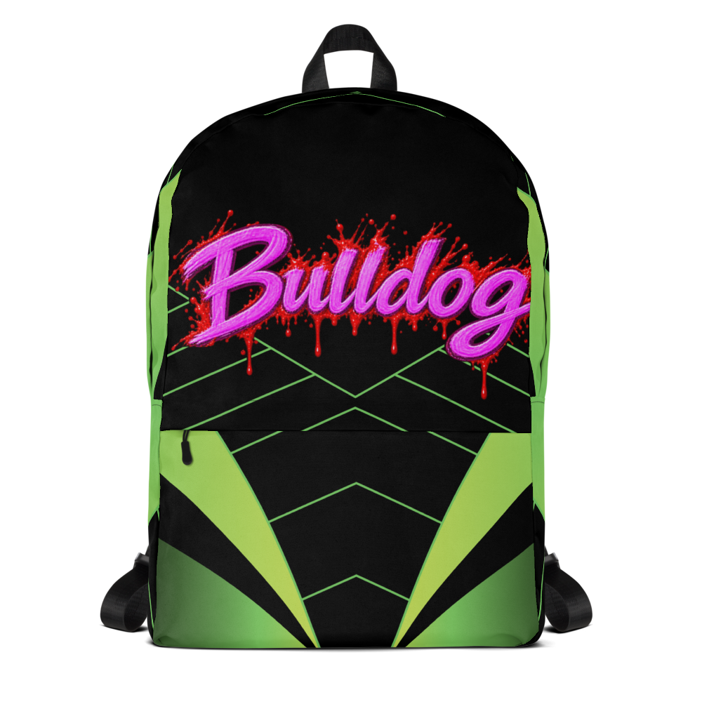 Plecak z ładną grafiką-BULLDOG💜