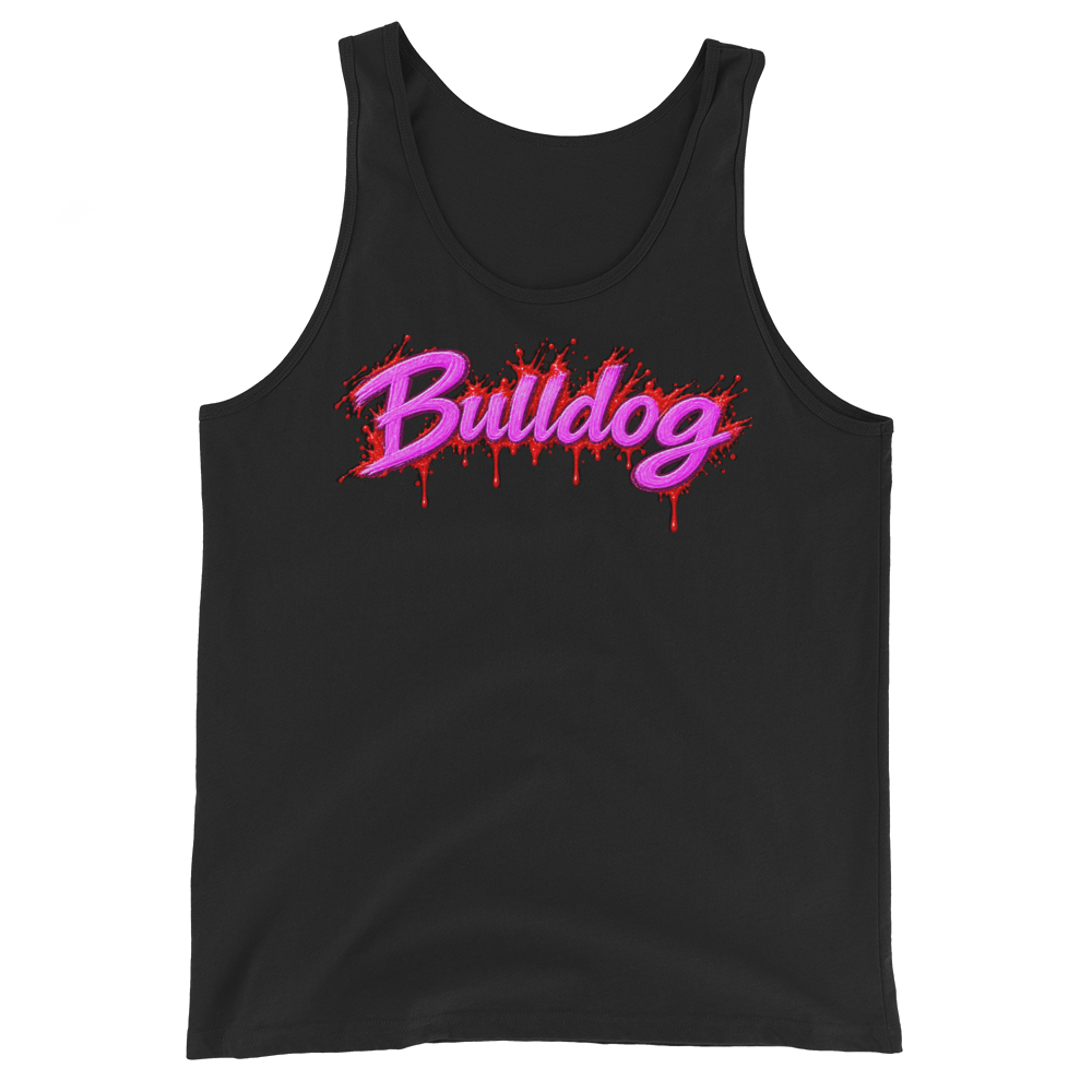 koszulka bez rękawów-BULLDOG💜