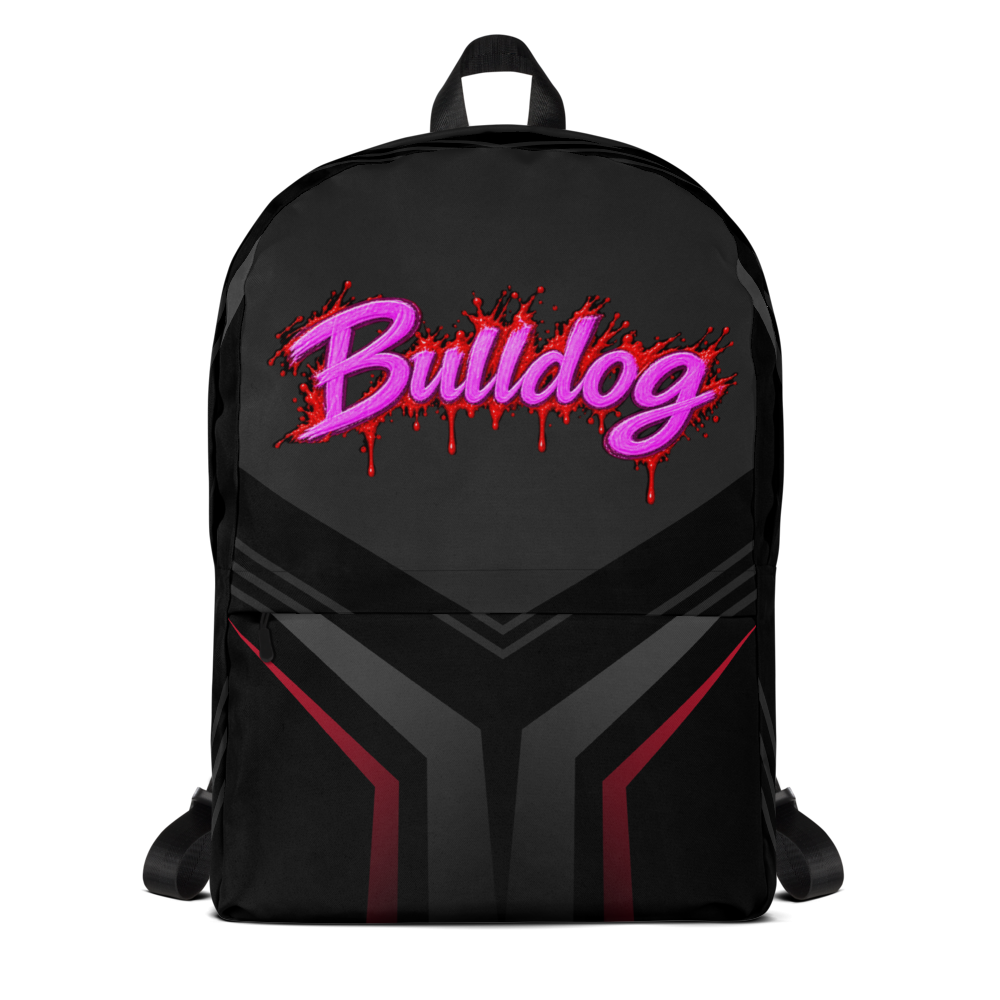 Plecak z ładną grafiką-BULLDOG💜