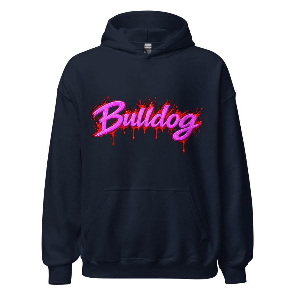 Bluza czarna z kapturem-BULLDOG