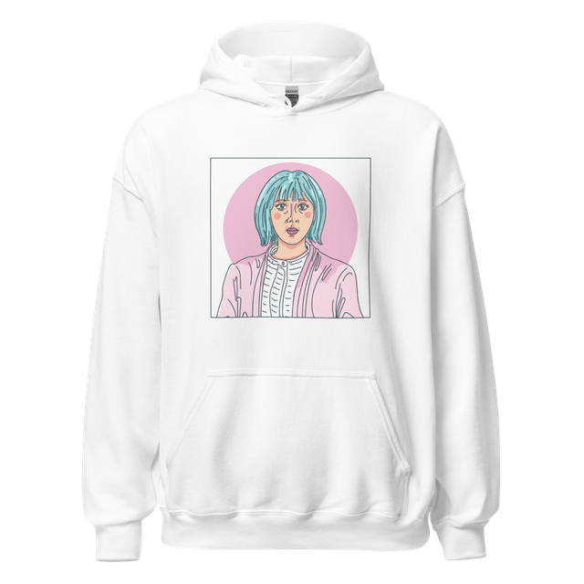 Cute Girl with Blue Hair