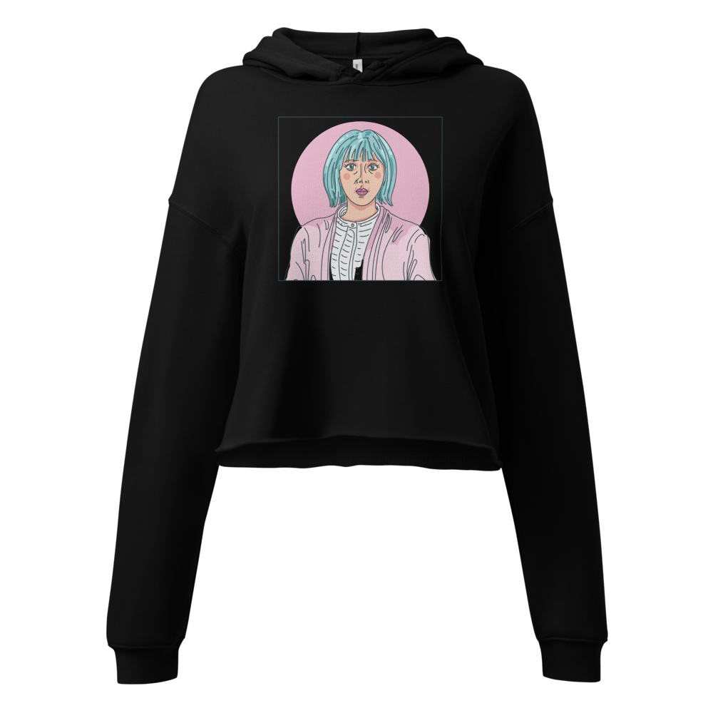 Cute Girl with Blue Hair