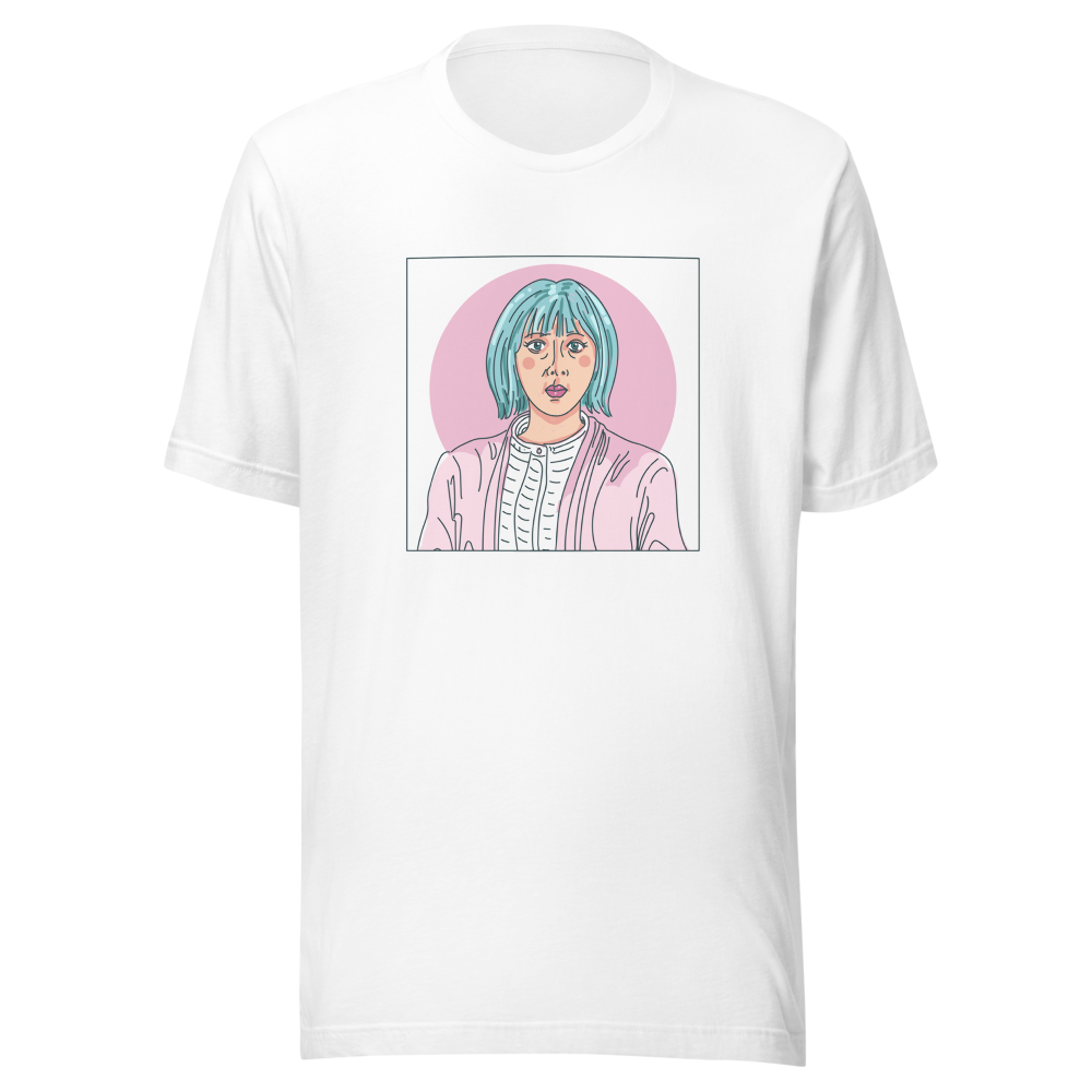 Cute Girl with Blue Hair