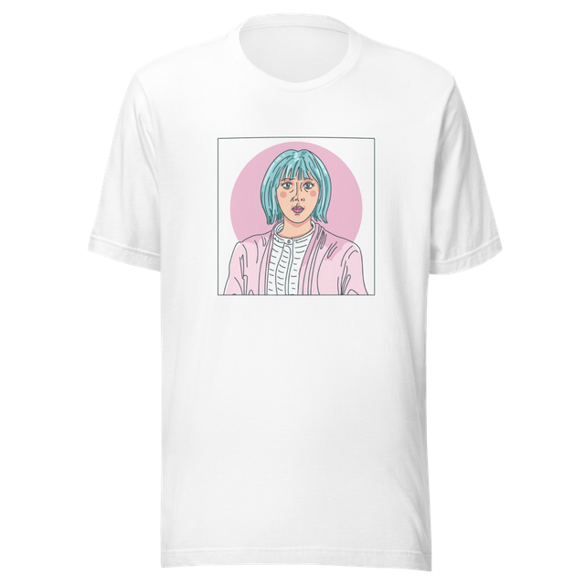 Cute Girl with Blue Hair