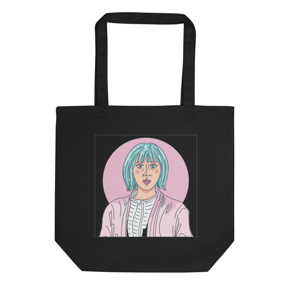 Cute Girl with Blue Hair 