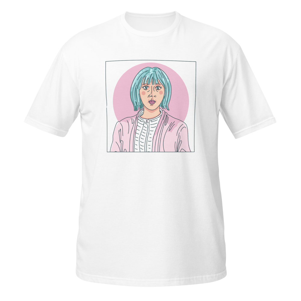 Cute Girl with Blue Hair
