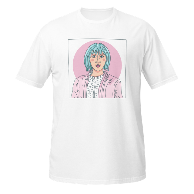 Cute Girl with Blue Hair