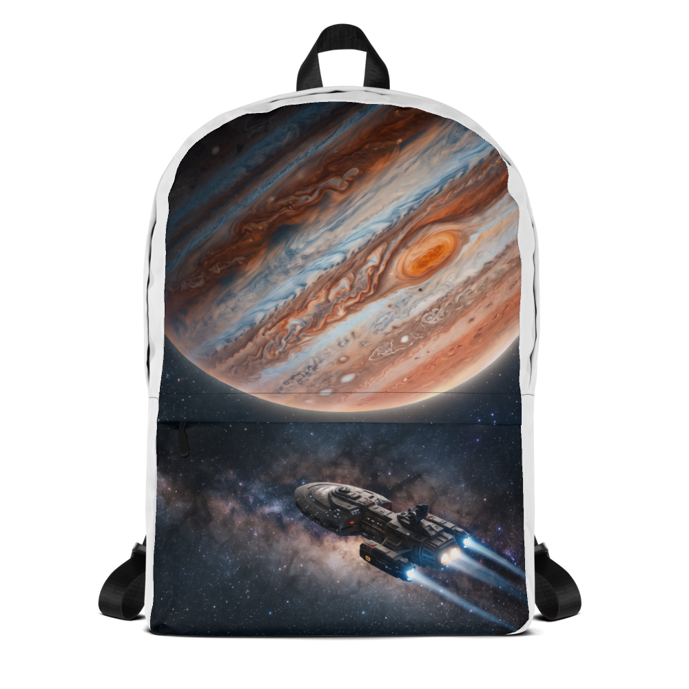 Planet and a spaceship