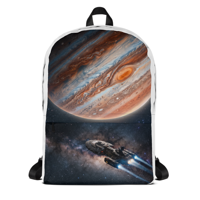 Planet and a spaceship