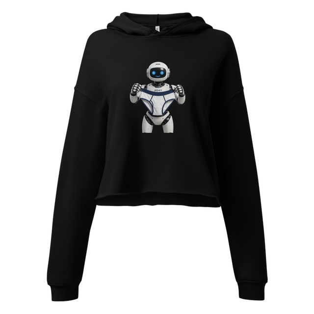 Womens cropped hoodie