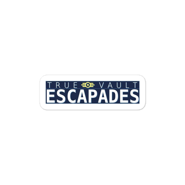 True Vault Escapades Title Logo Vinyl Decals