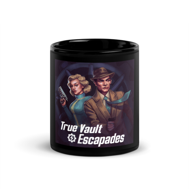 True Vault Escapades Official Logo Glossy Mug