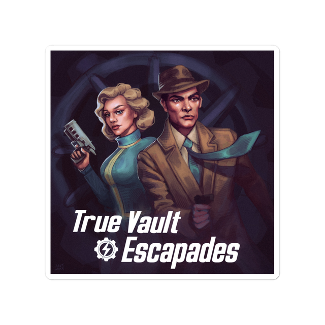 True Vault Escapades Official Logo Die-Cut Sticker