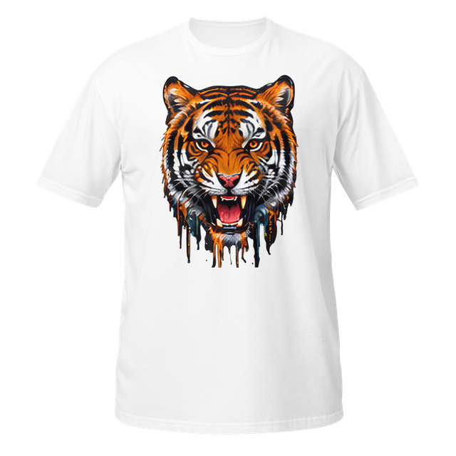 π
Graffiti Drip Angry Tiger Head T-Shirt Design