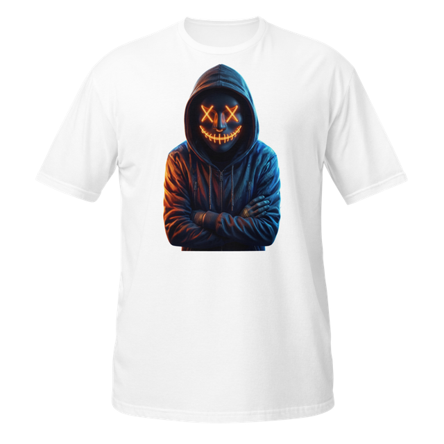 π Neon X Eyes Hacker Hoodie Glow T-Shirt