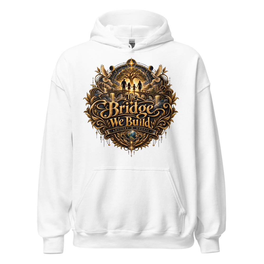 The Bridge We Build White Hoodie