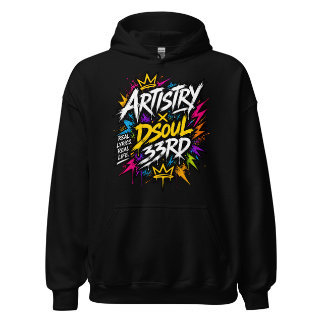 DSouL33rd Eye Did It Black Hoodie