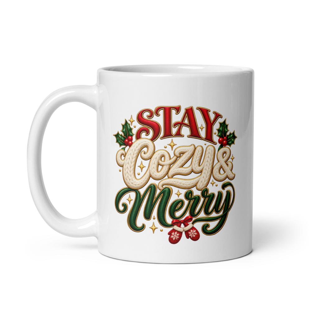 Stay Cozy & Merry | Christmas Coffee Mug