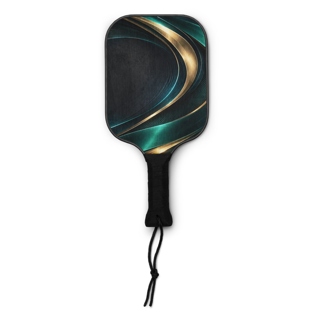 Midnight Velocity Gold Teal Pickleball Paddle