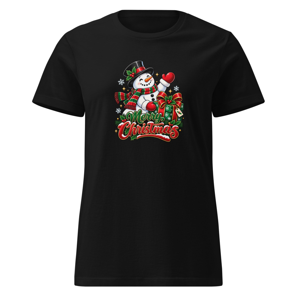 Merry Christmas Snowman Crewneck Shirt