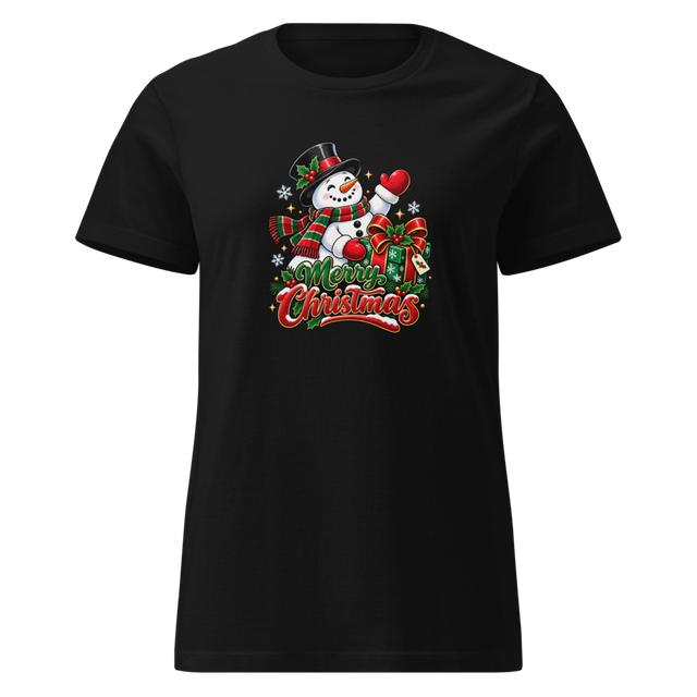 Merry Christmas Snowman Crewneck Shirt