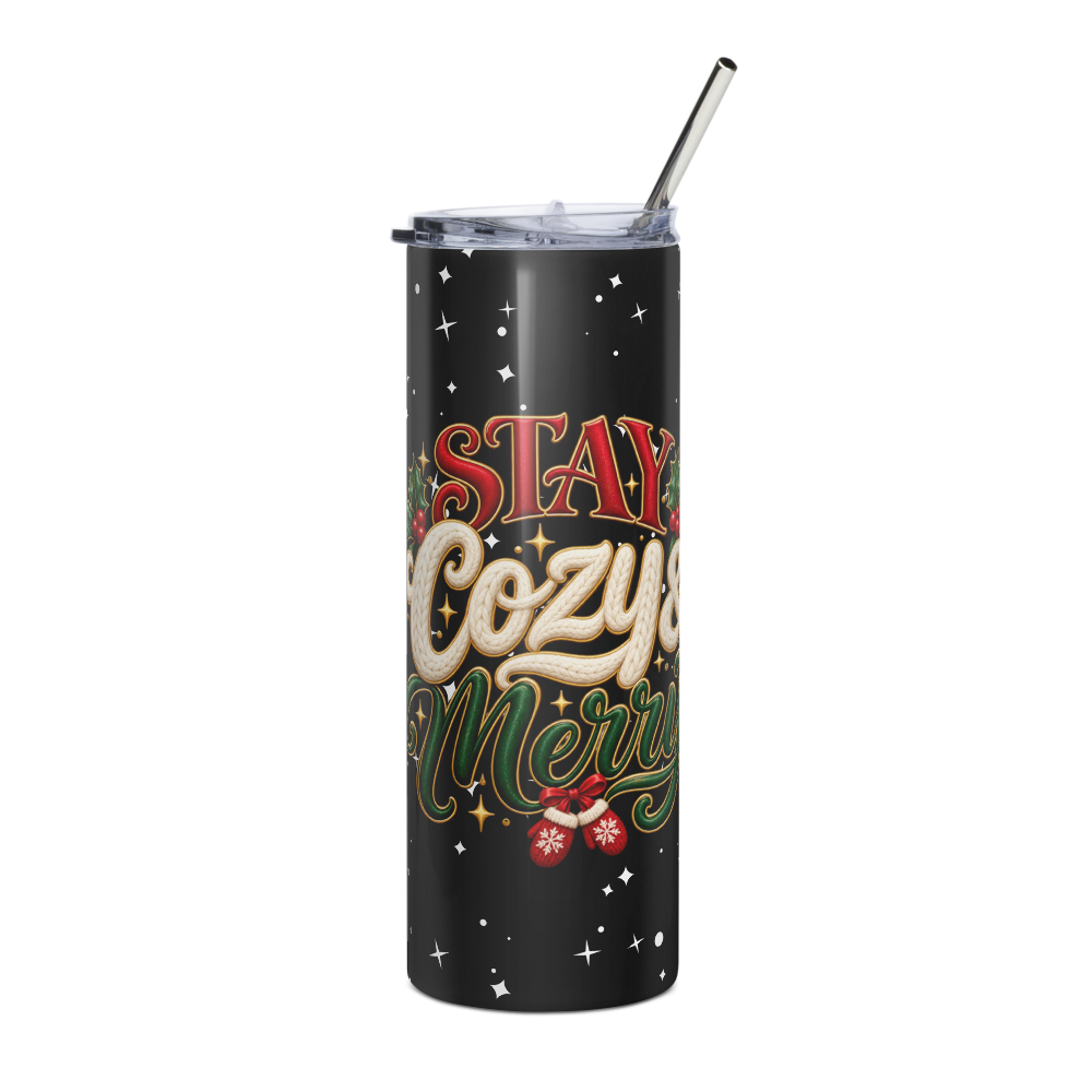 Stay Cozy & Merry | Christmas Tumbler
