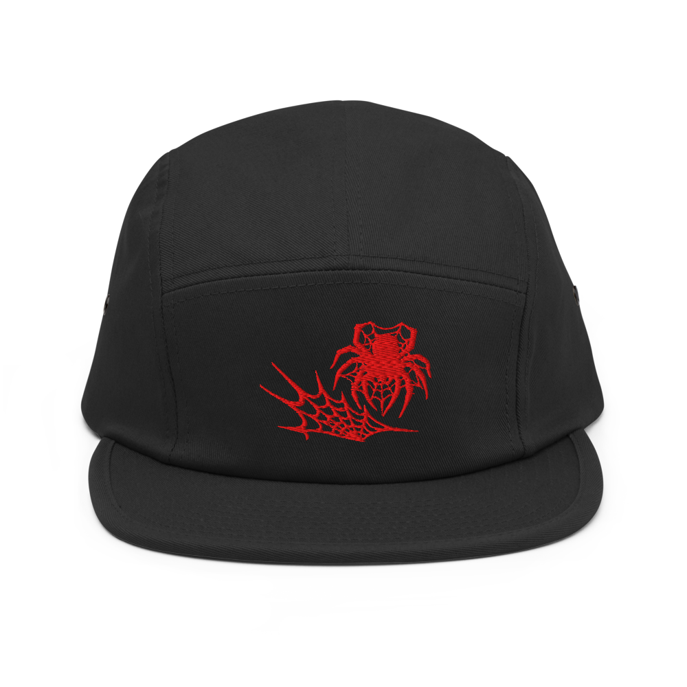 Red Spider Gothic 5 Panel Cap