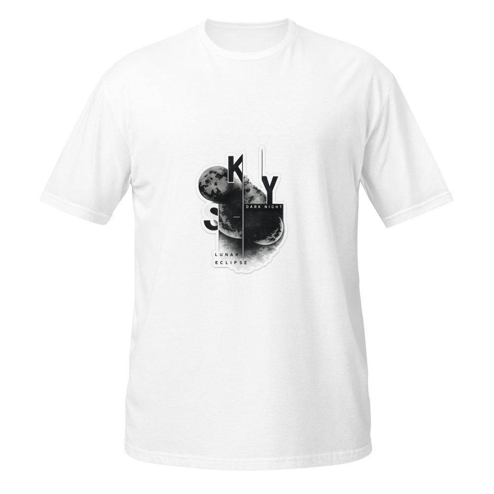 Lunar Eclipse Dark Night Graphic T-Shirt
