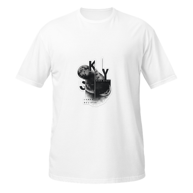 Lunar Eclipse Dark Night Graphic T-Shirt