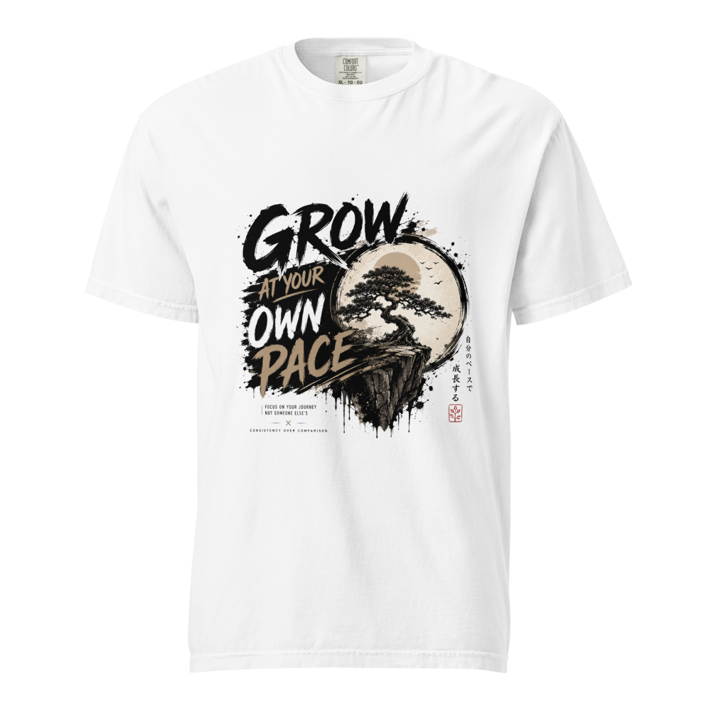 Grow At Your Own Pace Nature Graphic Tee