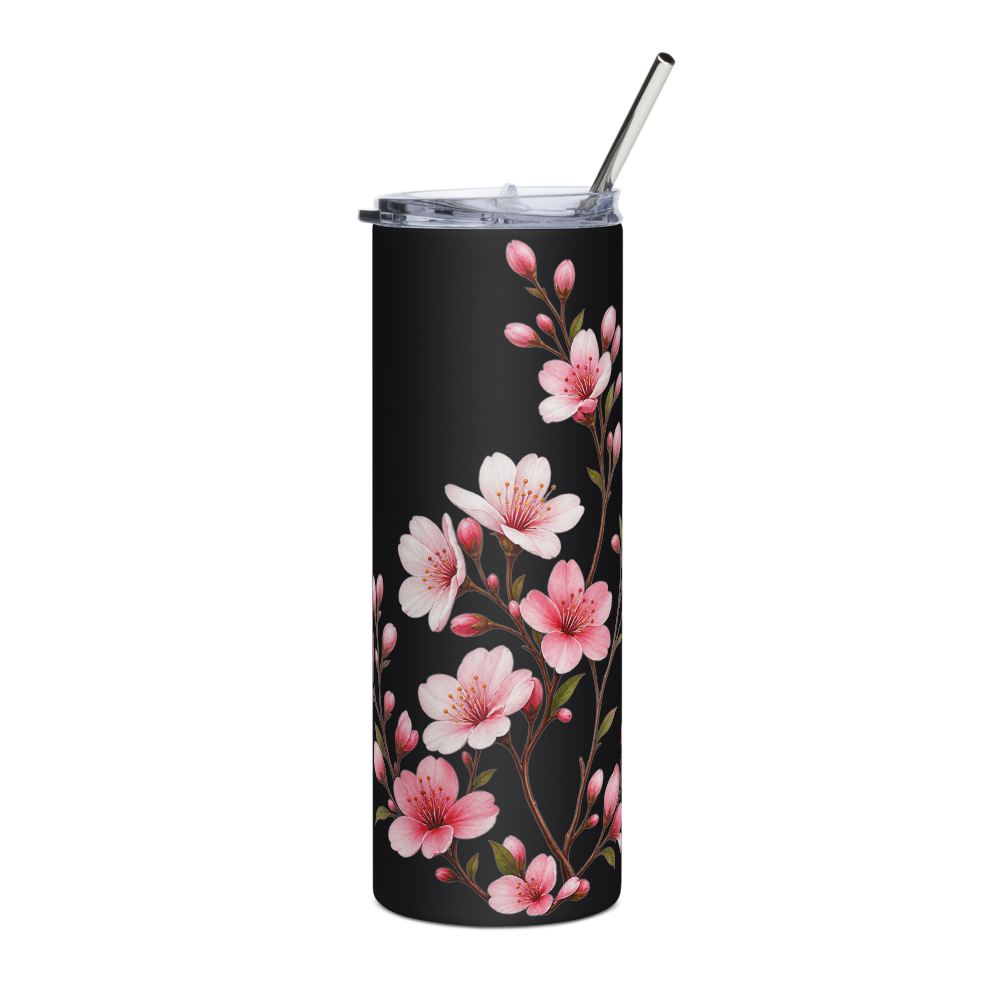 Floral Blossom Stainless Steel Tumbler