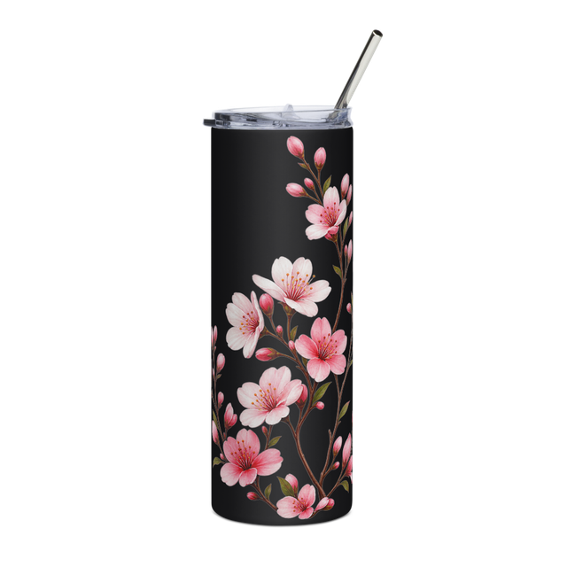 Floral Blossom Stainless Steel Tumbler