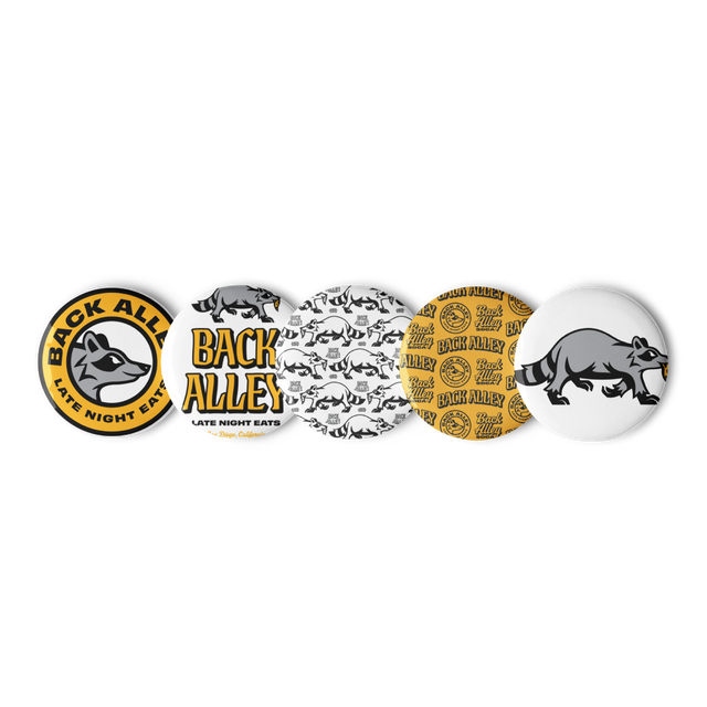 Set of Pin Buttons