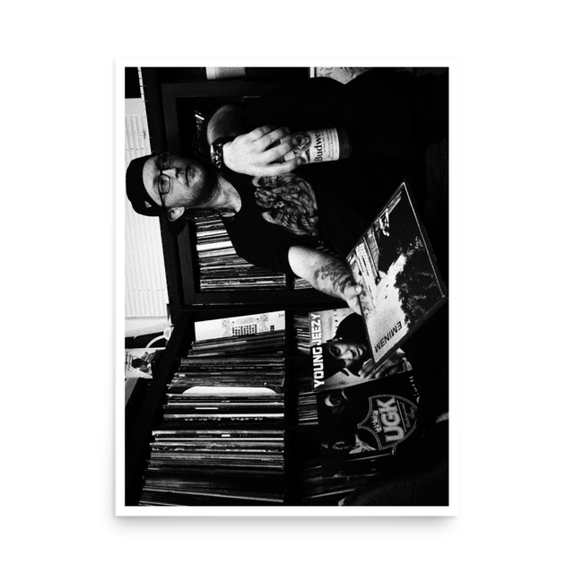 Timmy B Poster B&W