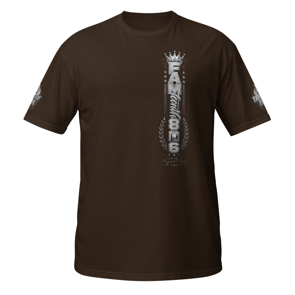 FAMteenth 806 Black Silver Chrome Tee