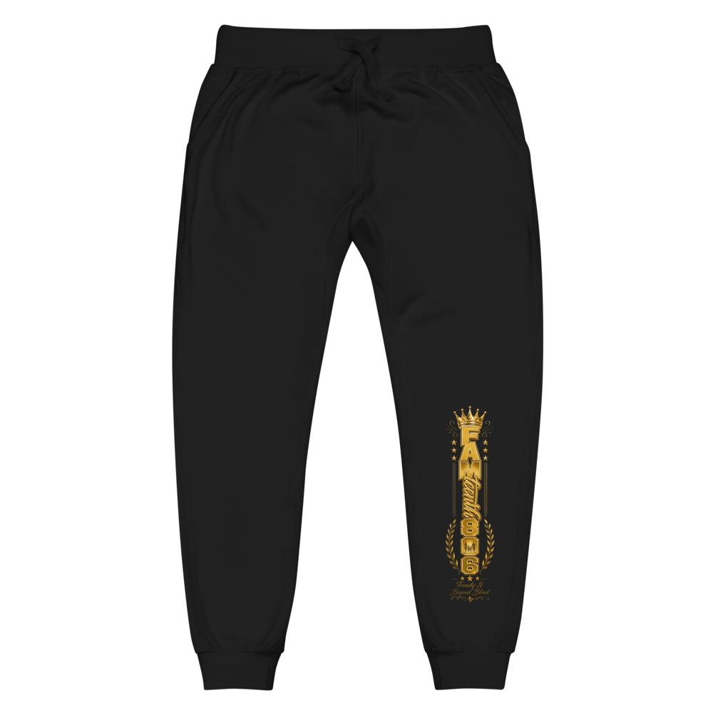FAMteenth 806 Gold Chrome Fleece Pants