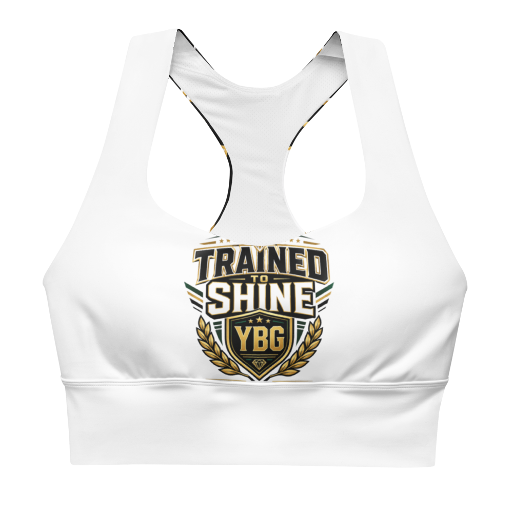 Trained To Shine YBG Racerback Sports Bra