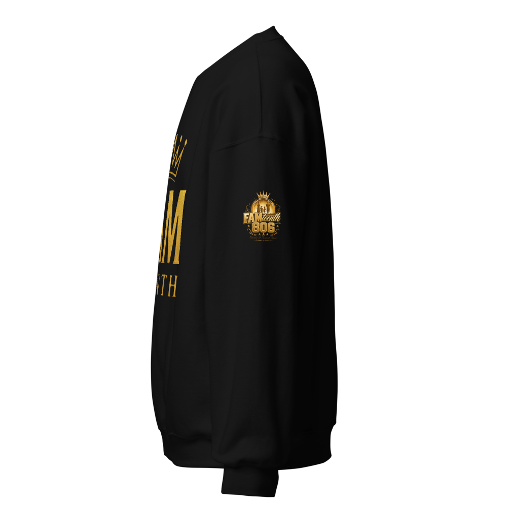 FAMteenth Gold Crown Oversized Sweatshirt