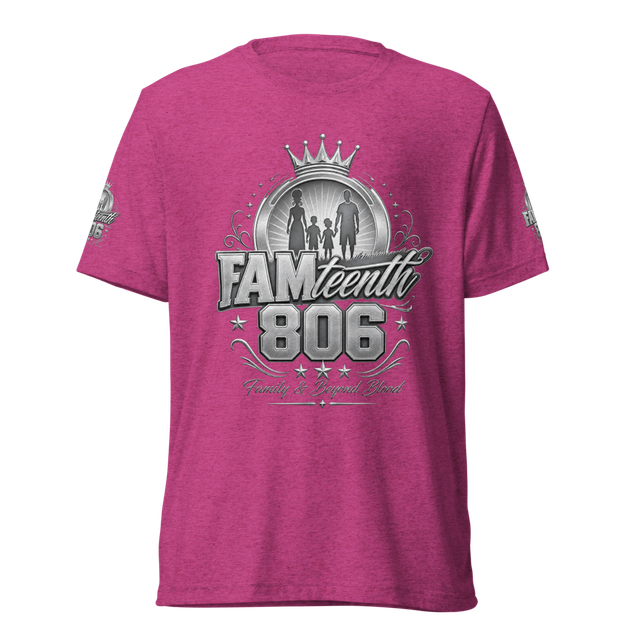 FAMteenth 806 Pink Silver Chrome Tee