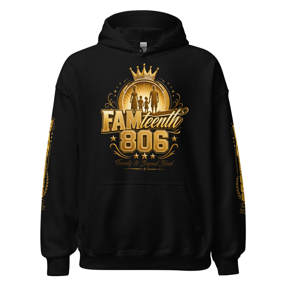 FAMteenth 806 Gold Chrome Hoodie