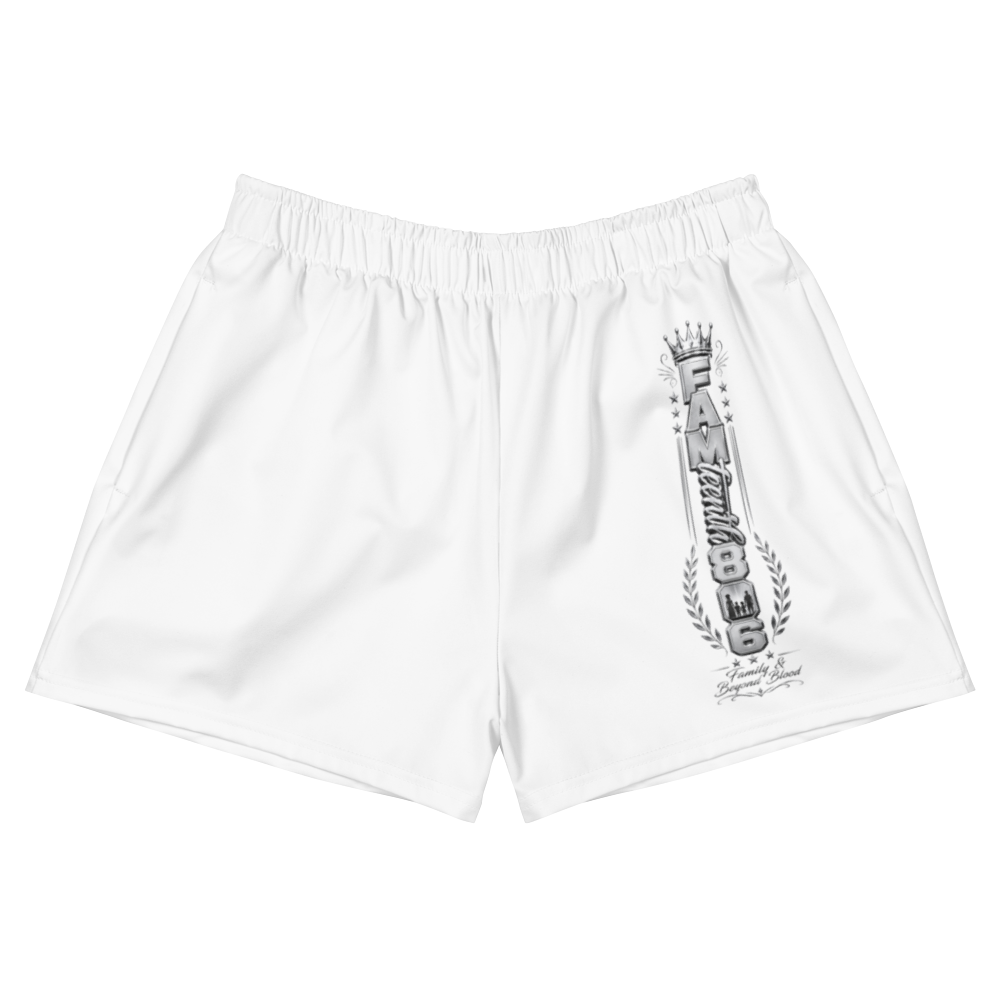 FAMteenth 806 Silver Chrome Athletic Shorts