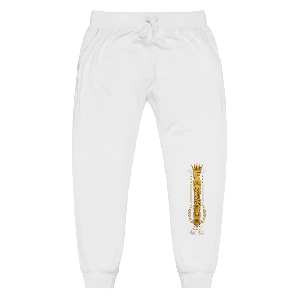 FAMteenth 806 Gold Chrome Fleece Pants